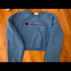 champion cropped crew neck